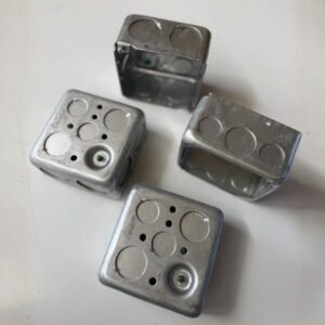 Cajas metálicas eléctricas cuadradas galvanizadas